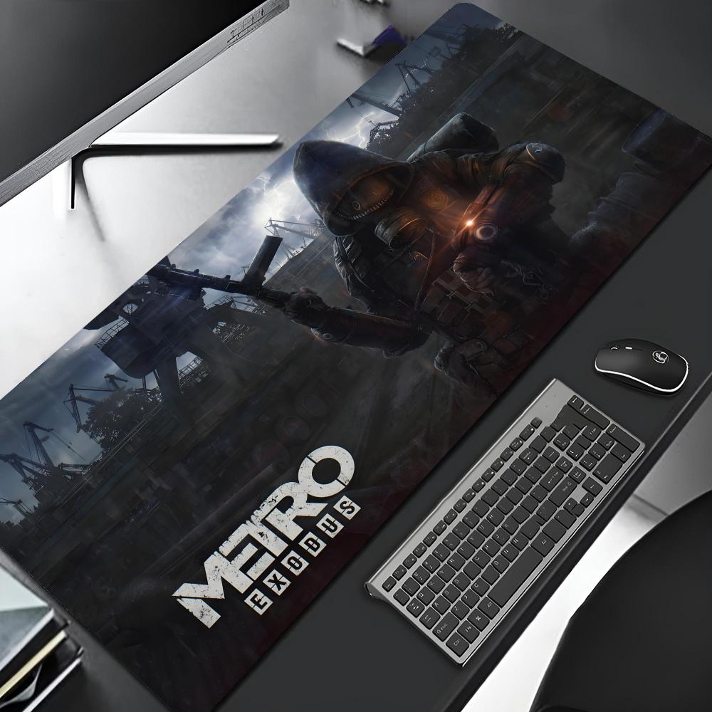 Metro Exodus Печать Коврик для мыши Край Большой Игровой Блокировка Компьютер Игрок Большой Резина Искусство DIY Печать Коврик для мыши Ноутбук Настольный коврик
