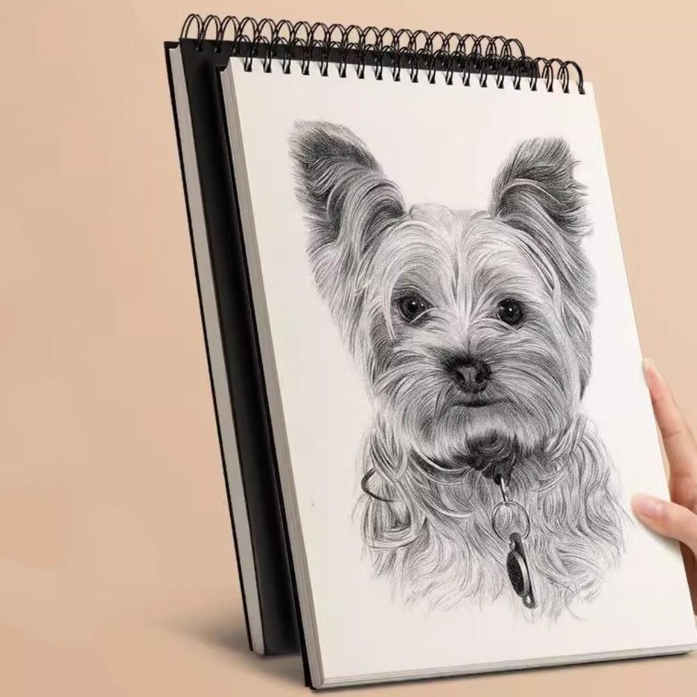 Up Turning Loose-Leaf Sketchbook Taking Notes Sketch Paper Book Convenient Hand Ledger  Office