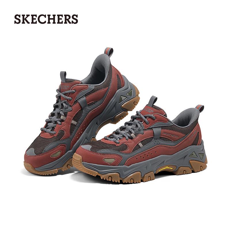 Skechers Мужские массивные походные кроссовки Cloud Wave Easy-On