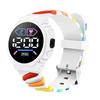 LED Digital Children Kids Watch Wristwatch for Boys Girls Waterproof Silicone Rainbow Kids Student Sport Electronic Watches