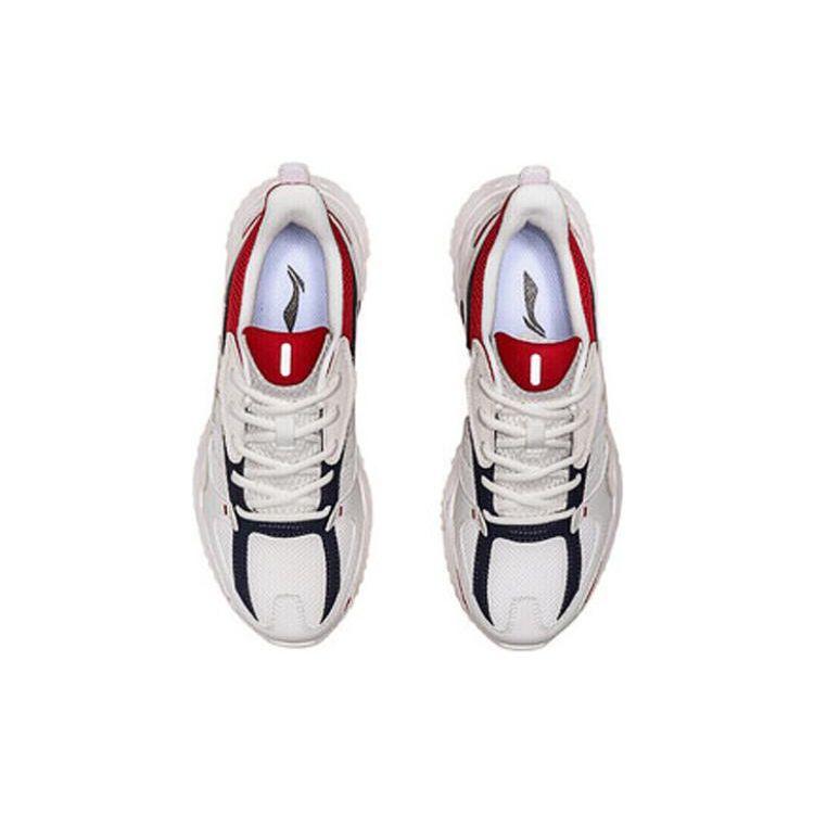 Li Ning Удобные повседневные кроссовки с низким верхом женские кроссовки Off-White ARLQ002-1