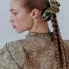 BBYB Noi Woven Scrunchie (Khaki)