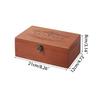 Коробка для хранения ручной работы S/M/L Винтажный цвет дерева Деревянная