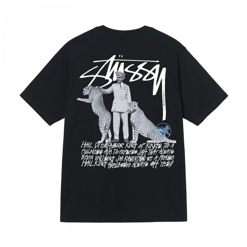 Stussy Style Short Sleeve T-Shirts Men Women Loose Fit Casual Tees Multiple Graphic Color Options