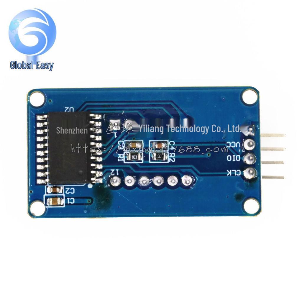 Adjustable LED 4-Digit Display Module with Clock Point, TM1637 Driver
