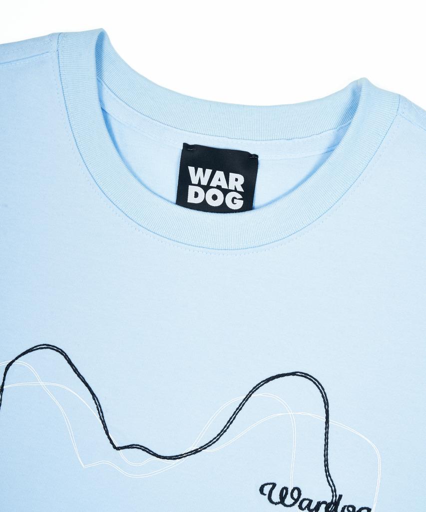 WARDOG Line Drawing T-Shirt Powder Blue