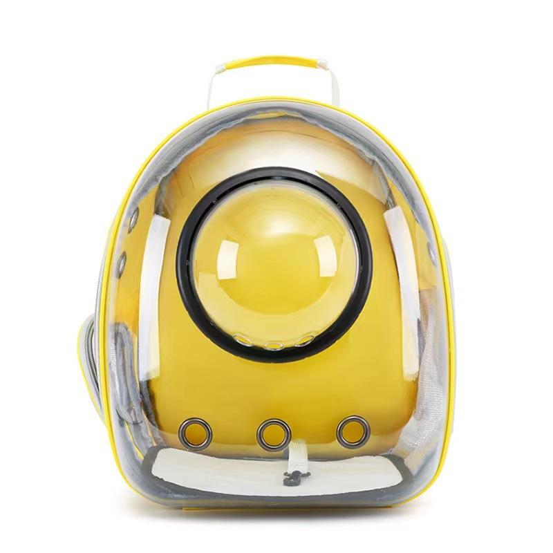 Pet cat carrier with a transparent window a portable outdoor baga spacious cat carrier,and a breathable, large-capacity backpack