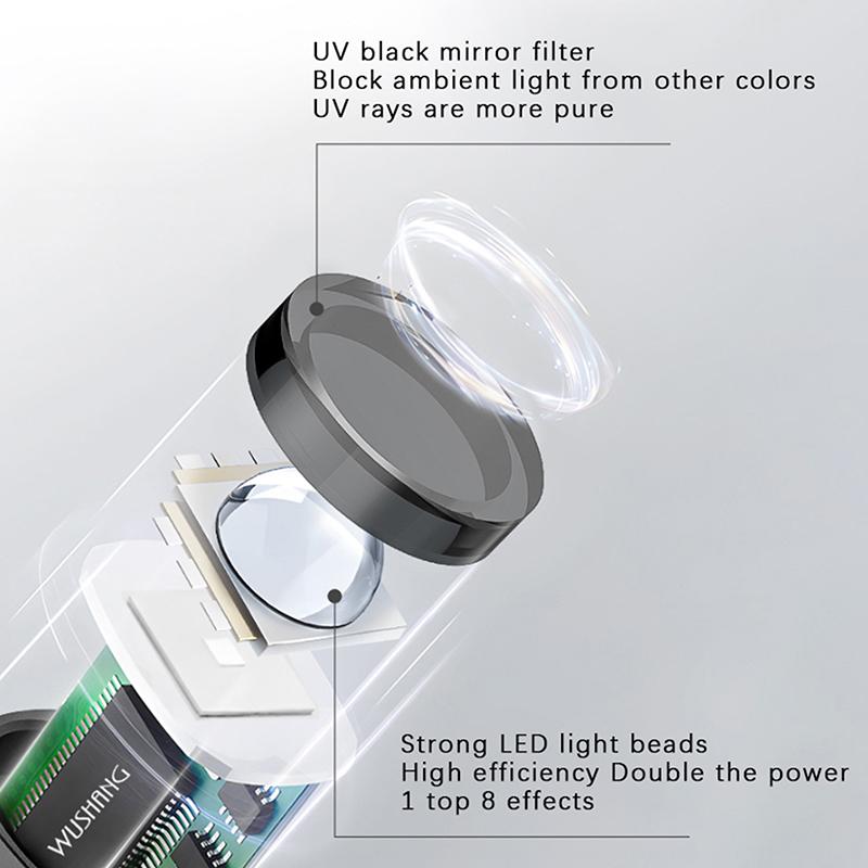 Мини и портативный салонный быстросохнущий USB перезаряжаемый цифровой дисплей Screenled лампа для ногтей