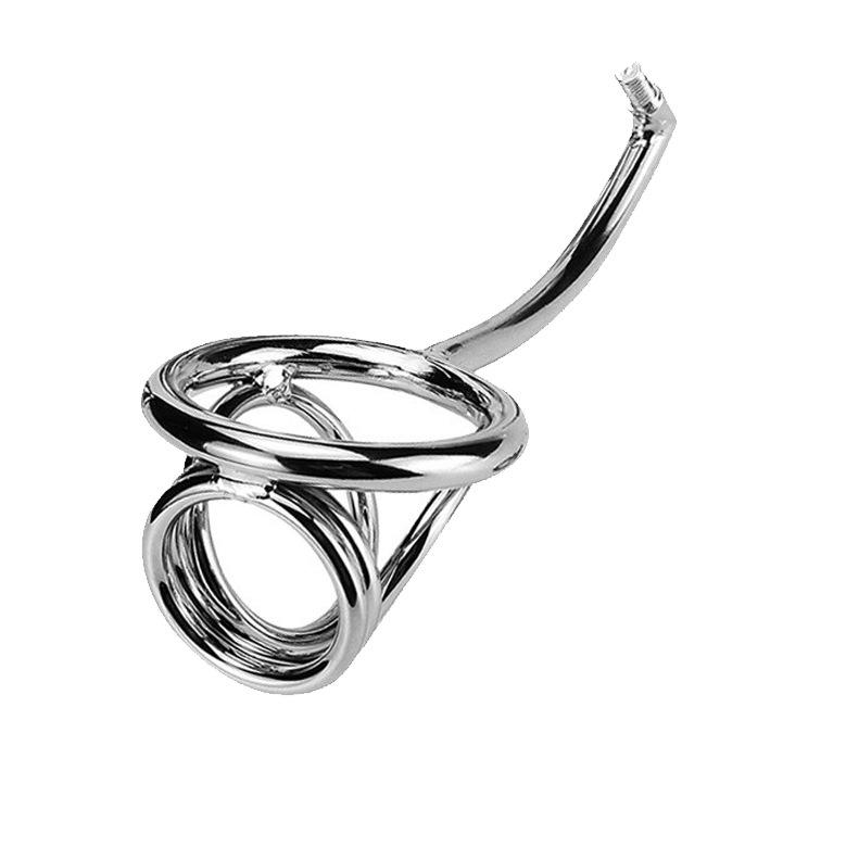 Взрослая игрушка пенис секс-игрушки мужские товары прибор SM металлическая анальная пробка кольцо для пениса анальный крючок комбинация