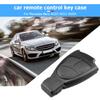 10-1PCS 3 Buttons Car Key Shell Remote Fob Cover Case Replacement Blank for Mercedes Benz W203 W211 W204 Black