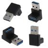 Угловой USB 3.0 Вертикальный 90° USB 3.0 Тип-A Мужской Женский Конвертер Адаптер