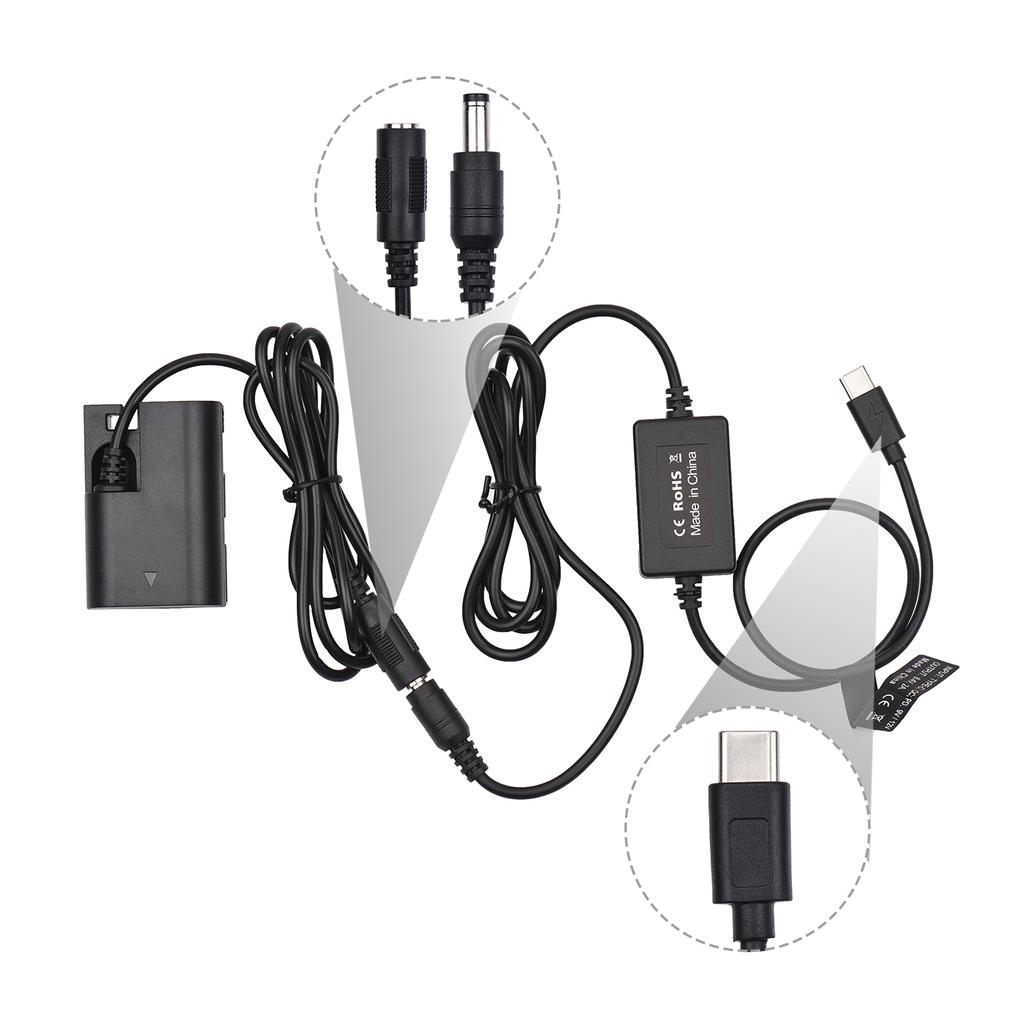 Кабель PD USB TypeC к DRE6, фиктивная батарея, переходник постоянного тока LPE6N, замена для Canon EOS 60D 70D 80D