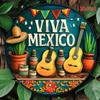 Металлическое настенное искусство VIVA MEXICO Ретро-гитара Сомбреро Декор для бара