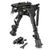 6-9 Inch Carbon Fiber Swivel Benchrest Shooting Bipod with QD Adapter