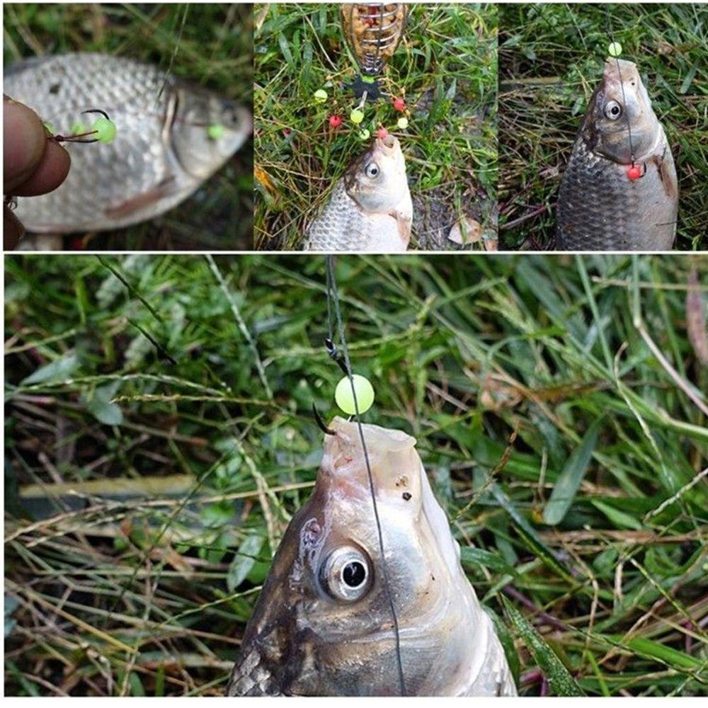 100 шт/пакет Горячая Ночь Пластиковые Светящиеся Рыболовные Поплавки Бусины Стопоры Светящиеся Шарики