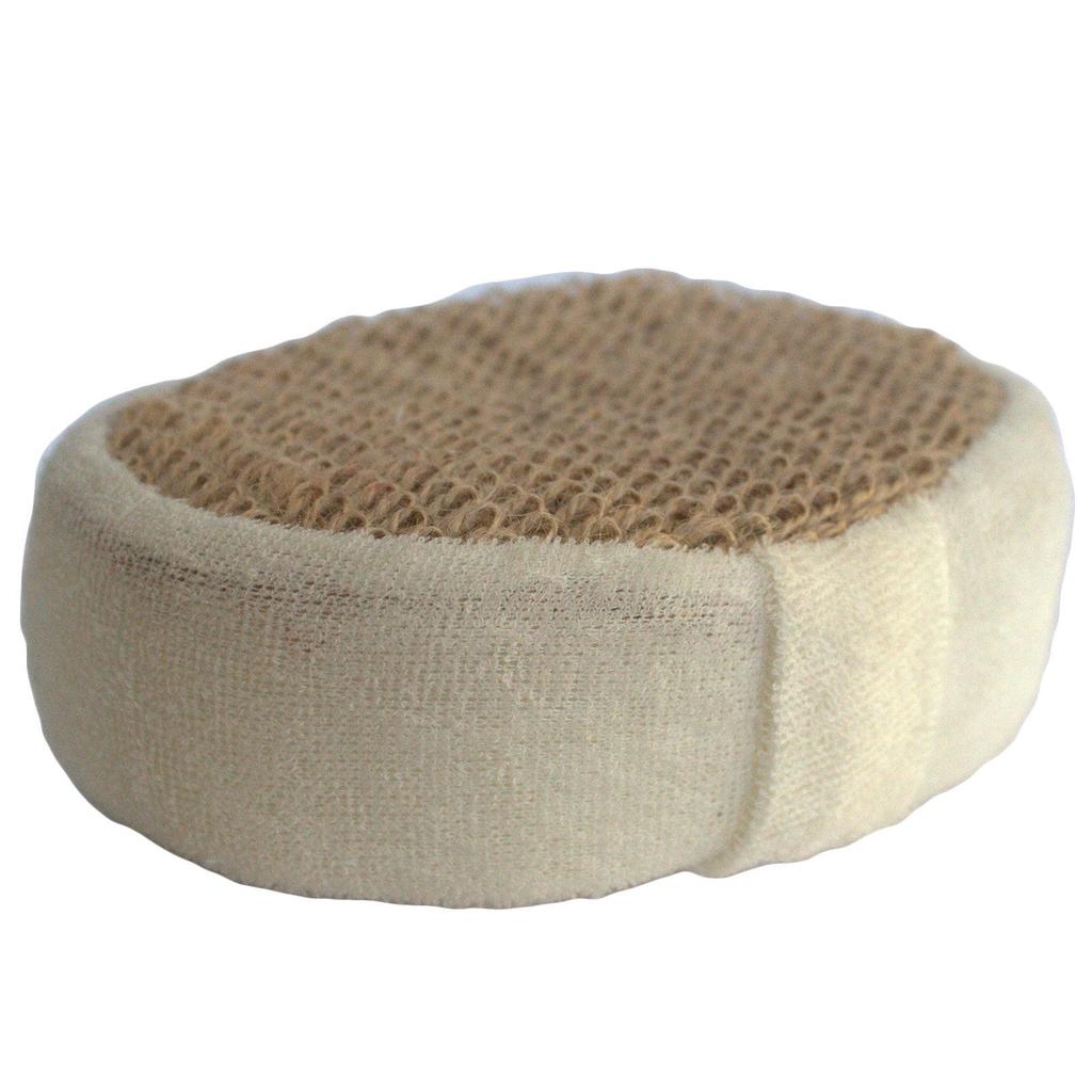 2x Bath Sponge, Brown