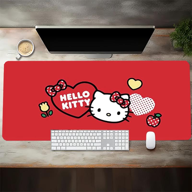 1pc Hello Kitty Heart Apple Computer Pad with Vibrant Print, Mouse Pads for Desk 121