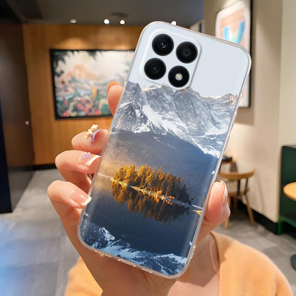 Для Honor X8b X8a 4G LLY-LX1 LLY-LX2 CRT-LX1 Милый Мультяшный Расписной Чехол для Телефона ТПУ Мягкий Прозрачный Силиконовый Чехол На Honor X8a 4G Маска