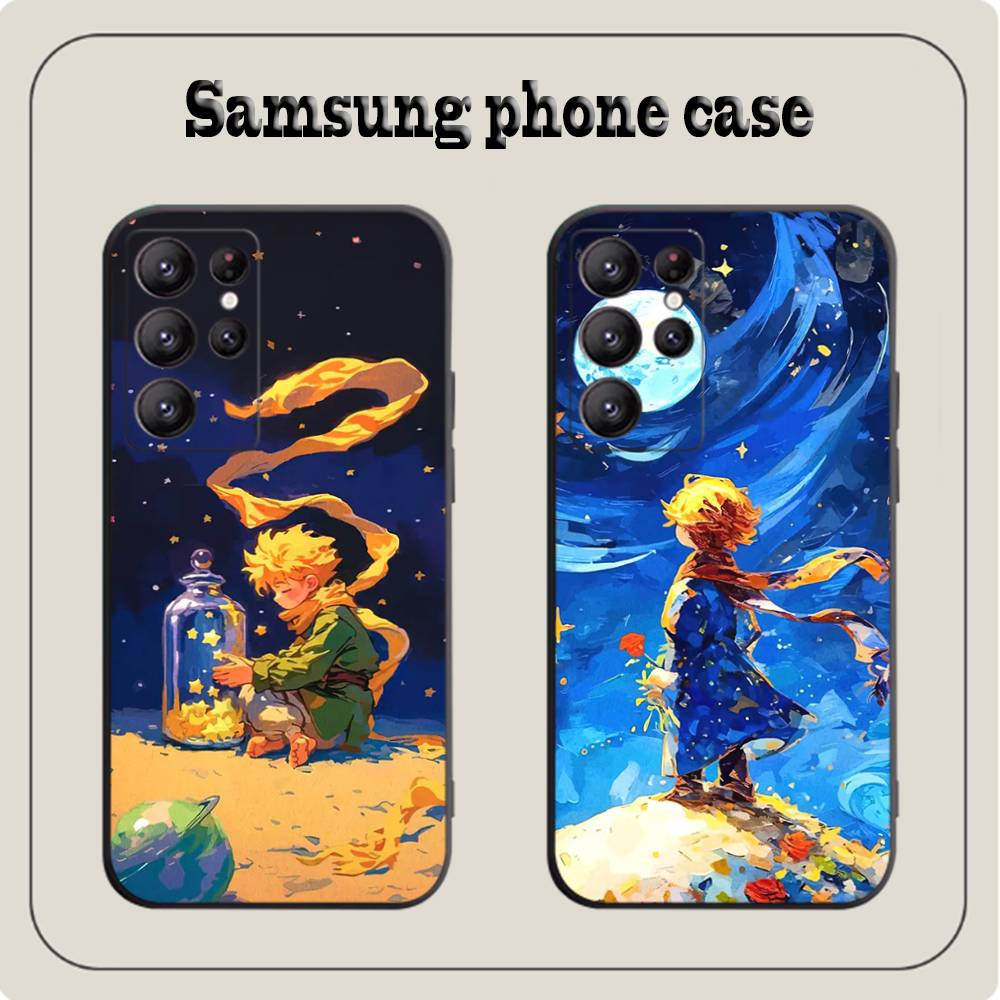 Масляная живопись Маленький принц Чехол для Samsung Galaxy Чехол S25 S23 S22 S21 S30 S20 S10 Ultra Plus FE ТПУ Мягкий чехол