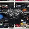 Стиль Y2K Готическая Affliction Потертая Хлопковая Рубашка Оверсайз Панк Графический Принт Выстиранная Мягкая Футболка с Круглым Вырезом Ретро Короткий рукав
