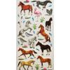 Scène à décorer pour enfants - Chevaux - Stickers Puffies
