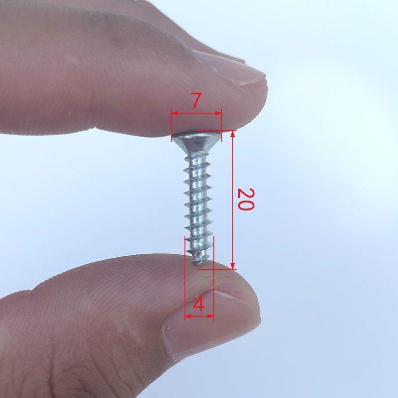 Высокопрочные самонарезающие винты Phillips 1022A по дереву, сине-белый цинк, M4/M5 для установки штор и деревообработки.