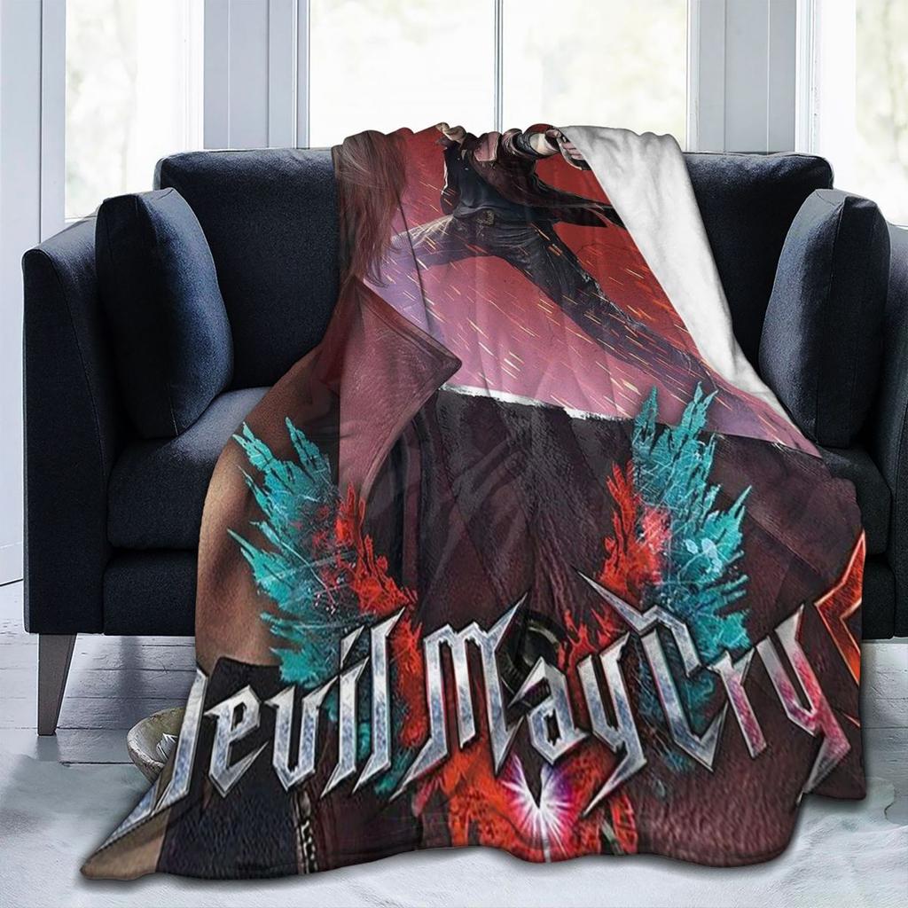 D-Devil May Cry DMC Игра Геймерские Одеяла Фланелевое Плед для Дивана Дышащий для Дома Спальни Уличные Пледы Покрывало Одеяло