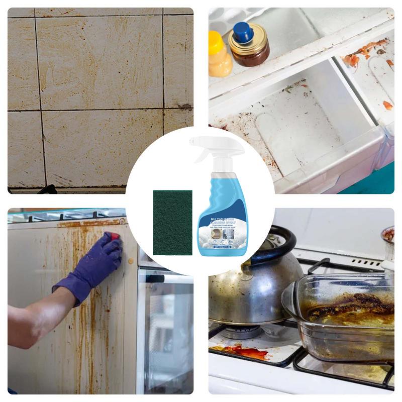 Пенный очиститель для автомобиля, спрей для удаления стойкой смазки и грязи, 120 мл, многофункциональный очиститель для глубокой очистки автомобиля и