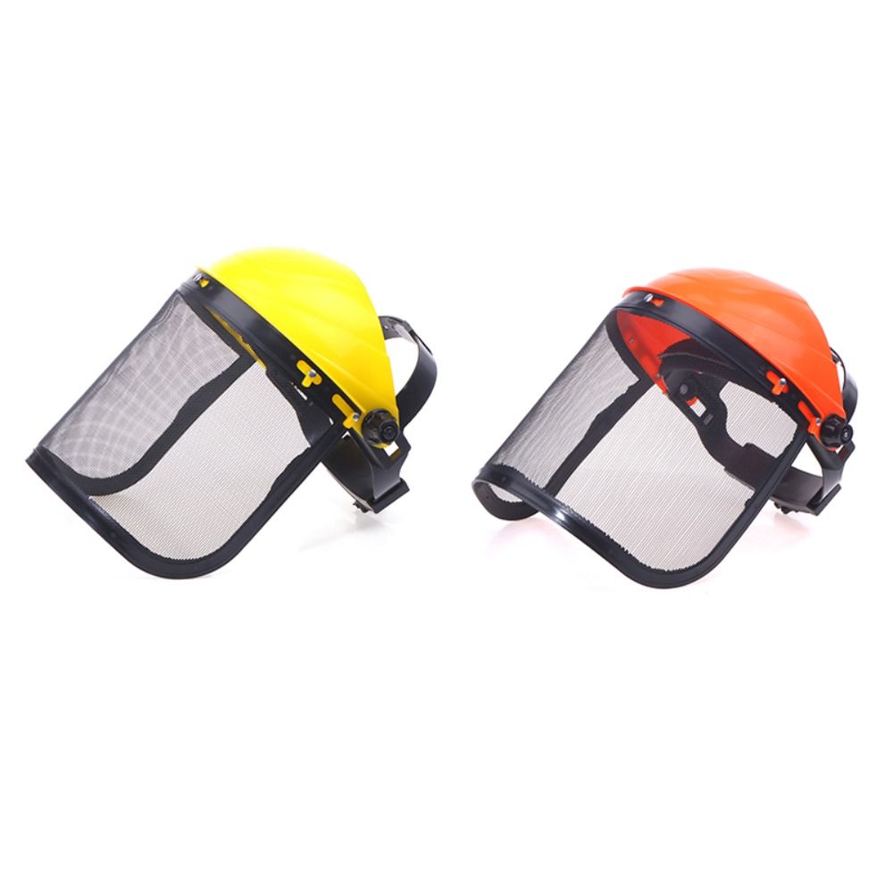 Face Protector Grass Trimmer Helmet With Full Face Garden Helmet Breathable Garden Mask Lawn Mower
