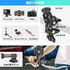 JEBUTU Super Clamp Head Rotatable Bike Camera Mount Ball Head Screw Camera Holder for Gopro Free Head Action Camera Mount Included Load Capacity Up To