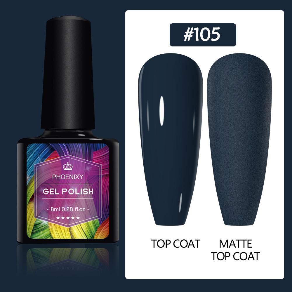 PHOENIXY 8 мл гель-лак для ногтей, полуперманентный гель, блестящий гель, отмачиваемый блестящий стартовый набор, маникюрный набор для маникюрного салона