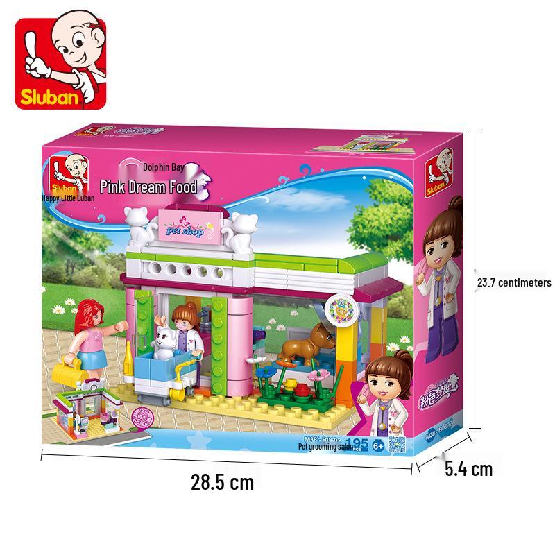 Конструктор Dolphin Bay Pink Dream Girl - Развивающие игрушки для сборки для детей