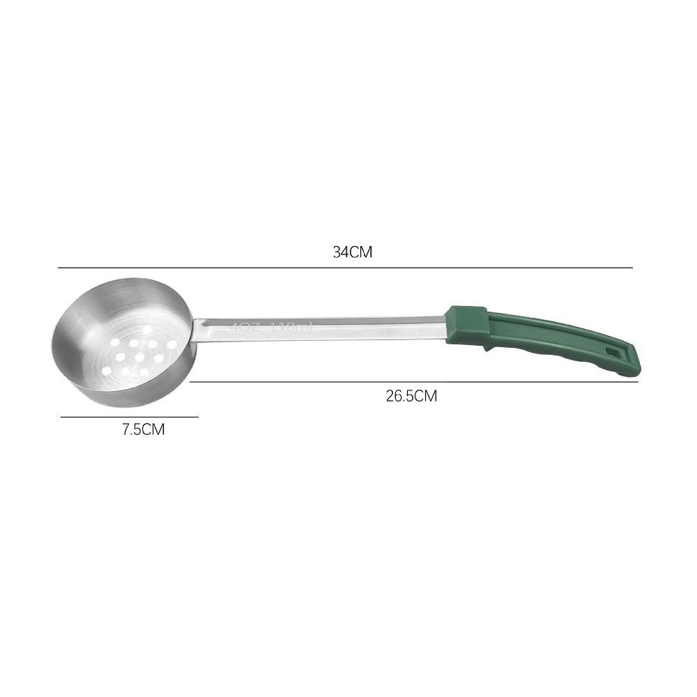 Ложка для соуса для пиццы из нержавеющей стали с длинной резиновой ручкой Суповые ложки Ложка для размазывания пиццы Кухня