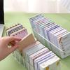 Transparent Stationery Finishing Box Portable Sticky Note Sorting Box Earphone