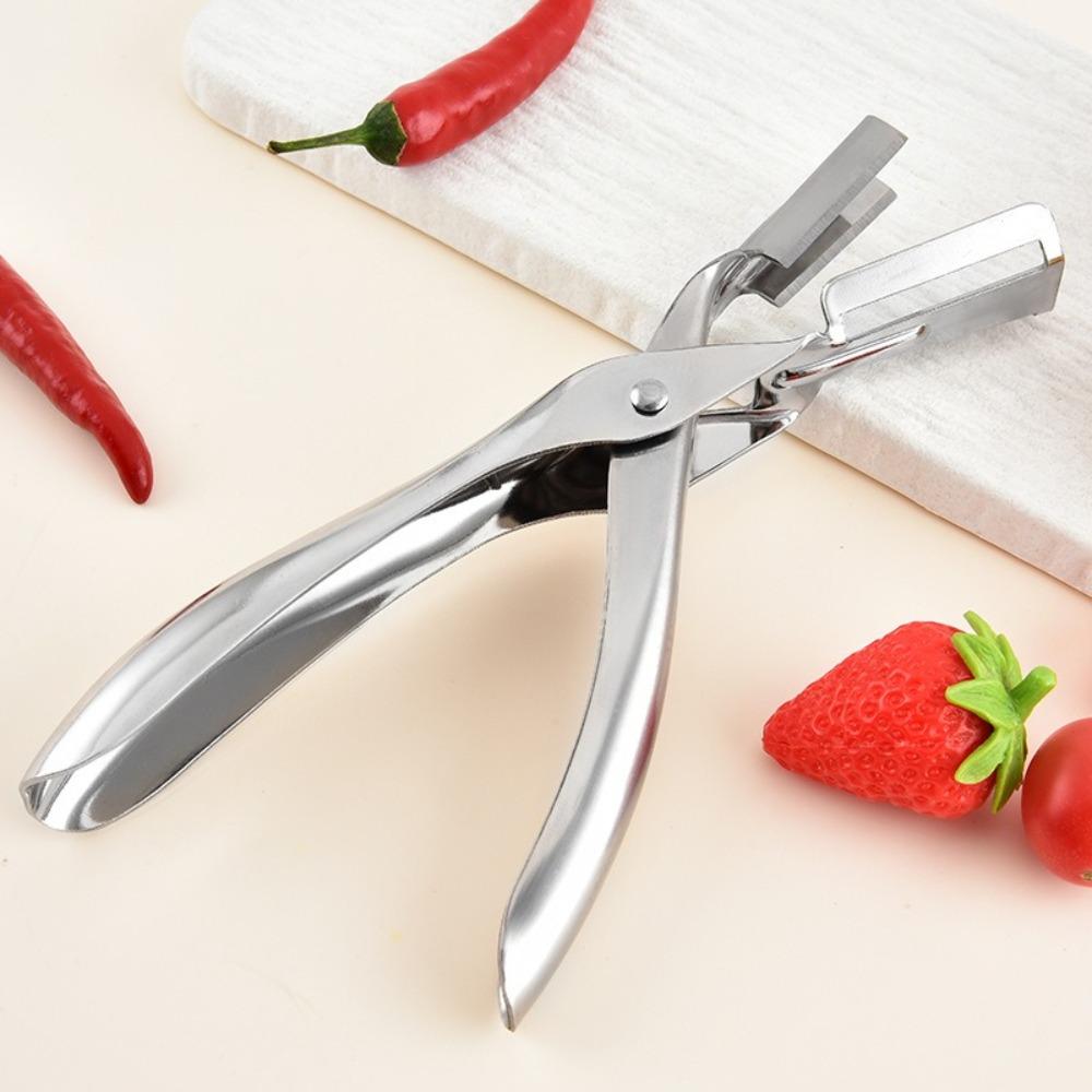 Нержавеющая сталь Клешня для снятия панциря с креветок Практичный инструмент для чистки раков Портативный инструмент для чистки креветок Главная