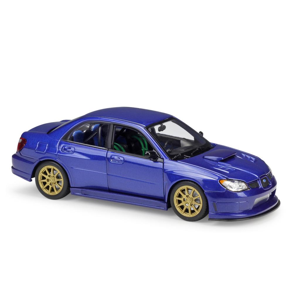 Welly 1/24 Subaru Impreza APR Alloy Track Racing Car Model Литая Металлическая Спортивная Машина Модель Игрушка Подарок для Детей