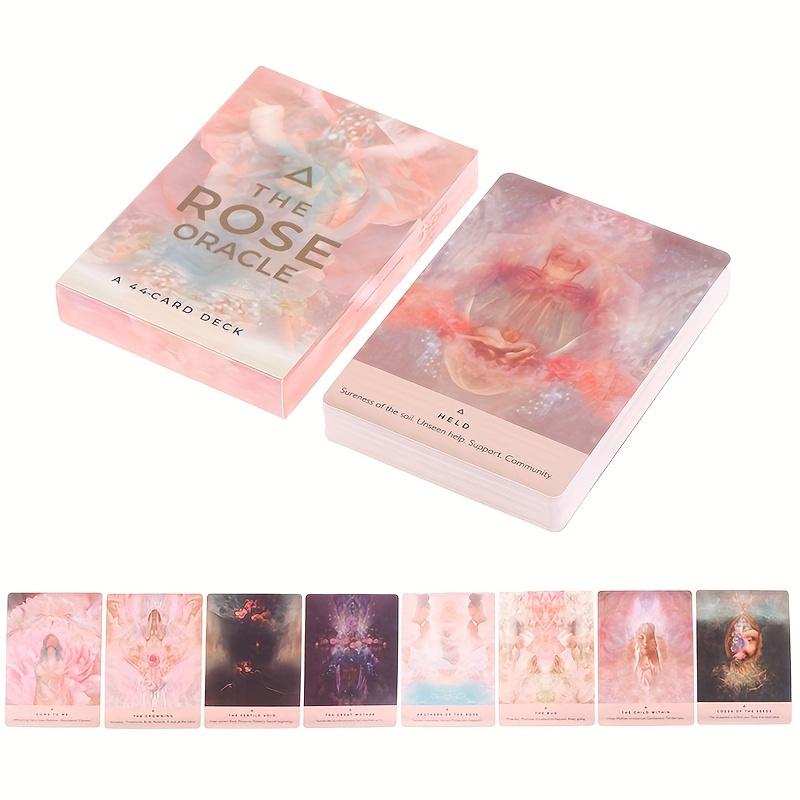 The Rose Oracle Tarot Card Deck - 44 Card Mystery Game Set with Standard Edition E-Guidebook, Divination and Witchcraft Tools for Guidance and Insight