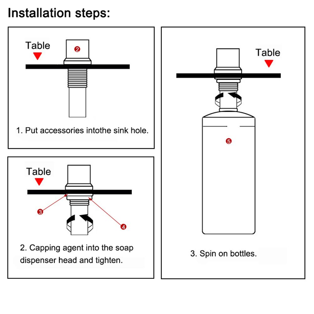 Диспенсер для жидкого мыла для мытья рук Кухонные принадлежности Аксессуары для ванной Бутылка для хранения лосьона