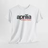 Aprilia Racing T-Shirt – Unisex Motorcycle Cotton Tee for Men Women or Bikers