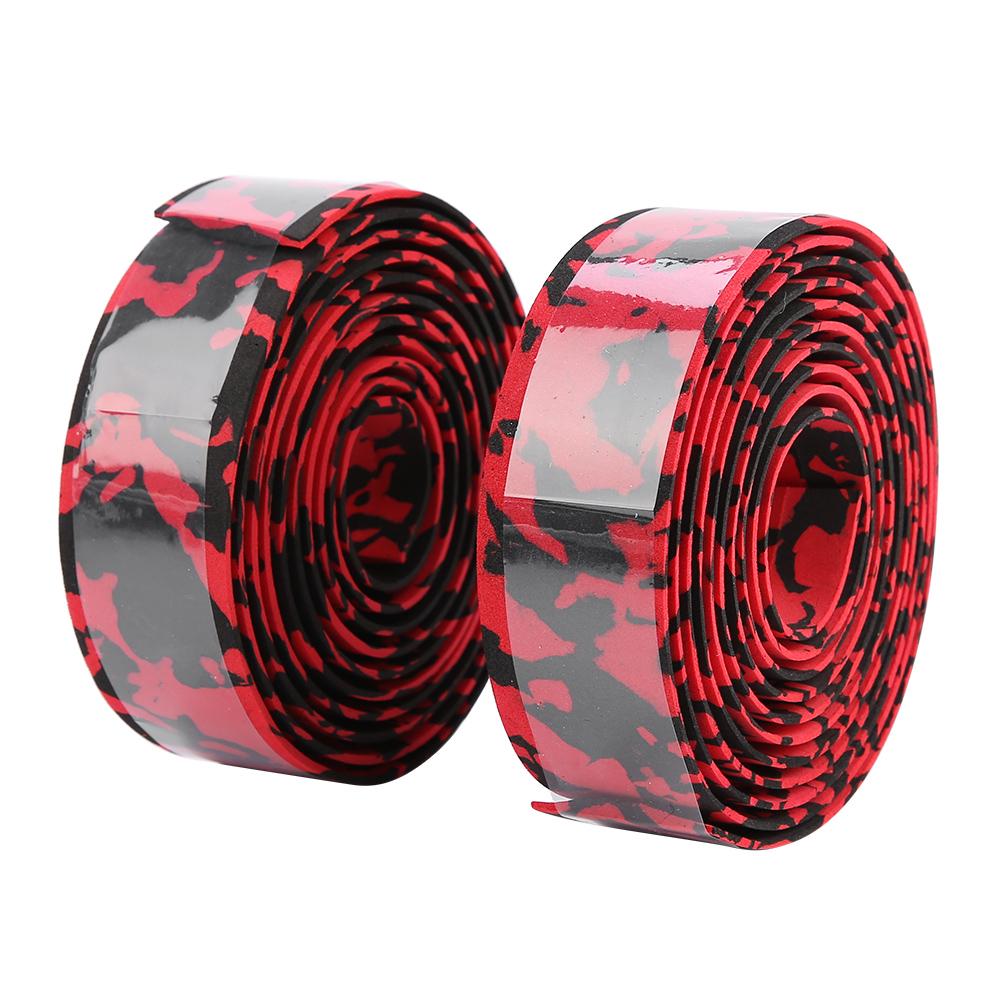 Велосипедная обмотка EVA для руля, легкая обмотка для шоссейного велосипеда, черная и красная