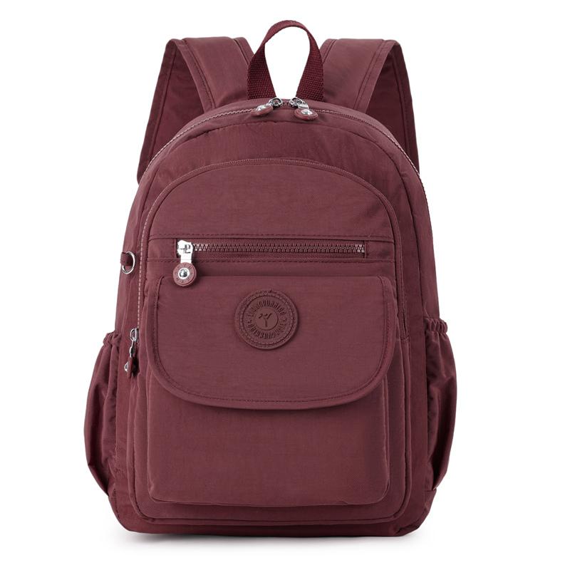 Однотонный рюкзак женский Оксфордский рюкзак школьный рюкзак для студента