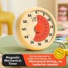 Механический визуальный таймер на 60 минут, магнитный, с обратным отсчетом, будильник, напоминание, для самодисциплины, таймер для учебы детей, для тренировок