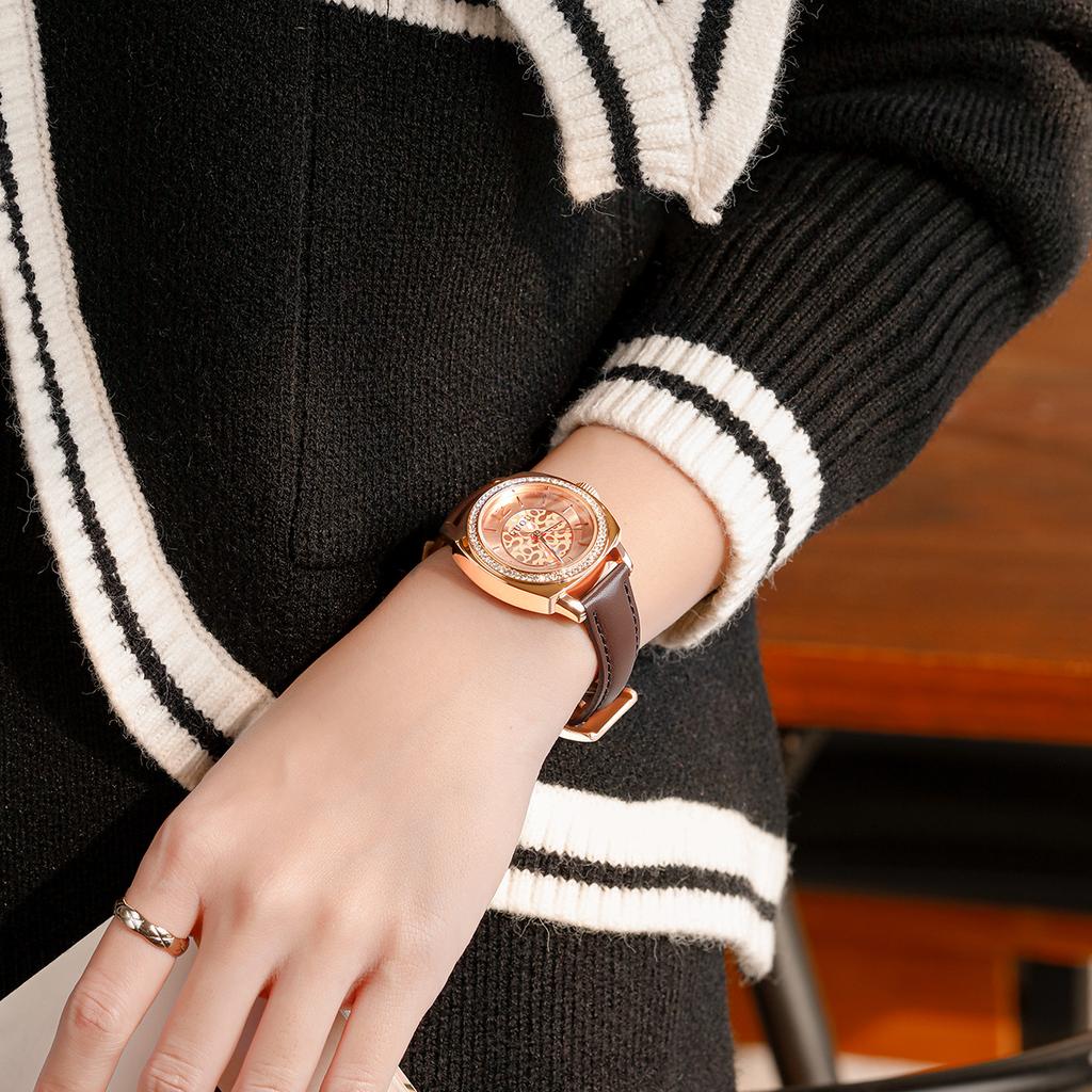 Водонепроницаемые кварцевые часы Простые модные поясные часы женские часы