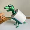Портативный держатель для туалетной бумаги с дизайном динозавра, 3D-печать, настольный дисплей, инструменты для ванной комнаты, товары для дома