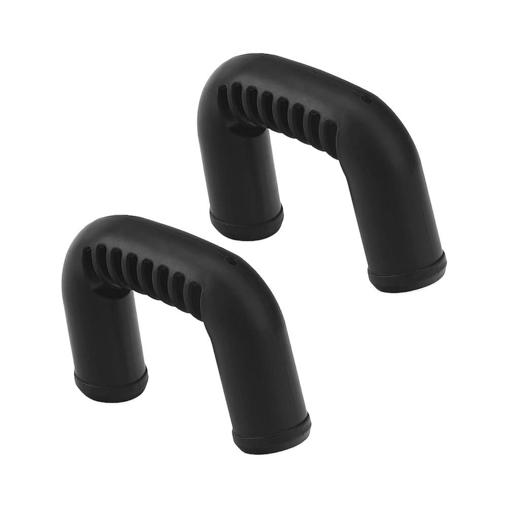2Pcs Lawn Mower Bumper Brush Guard End Cap Fits For Poulan For Craftsman Replaces 574703401 422752 532422752 Black Plastic