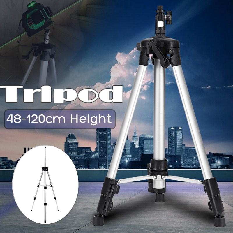 48-120cm Foldable Tripod Alloy 3 Feet With Adapter For Laser Leveling Tools New