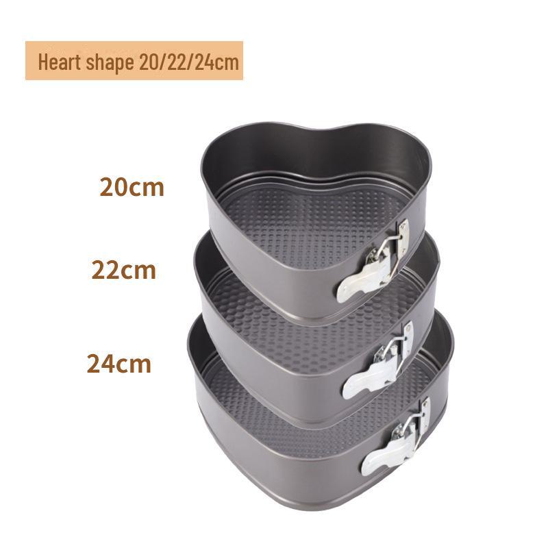 Форма для торта «Трансграничный»: Круглая/квадратная, антипригарная, устойчивая к высоким температурам, легкоочищаемая, съемное дно, надежная застежка