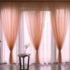 30% Shading Sheer Curtains for Living Room Window Transparent Voile Tulle Curtain Colourful Wedding Drapes Home Decor High Quality