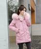 New Fashion Autumn Cotton-padded Jacket Female Students  Version of Loose Cotton-padded Jacket Women's Medium Long Coat Ins Winter Women's Fashion