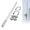 High Gain Antenna Outdoor Omnidirectional Fiberglass Base Mobile Radio Antenna 144/430MHz VHF UHF Antenna PL259 Female Connector